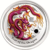 Australien Lunar II 2012 Jahr des Drachen 1 oz Silber...