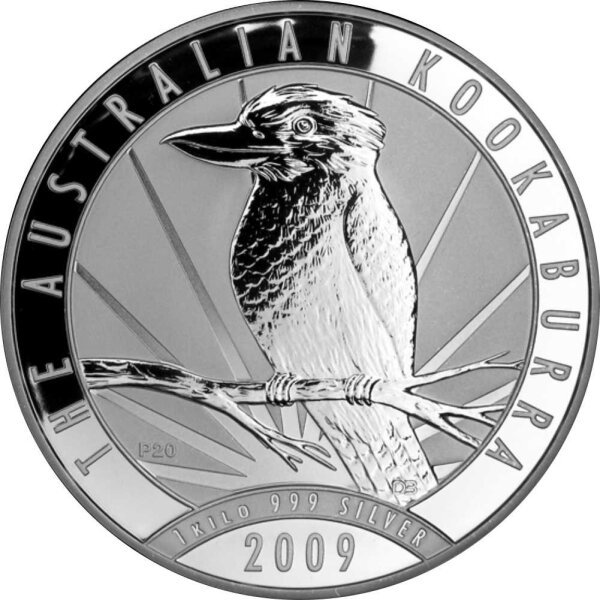 Australien Kookaburra 2009 1000 Gramm Silber