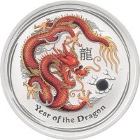 Australien Lunar II 2012 Jahr des Drachen 1 oz Silber...