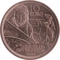 Österreich 10 Euro 2020 - Mit Kettenhemd und Schwert...