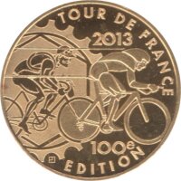 Frankreich 5 Euro 2013 - Tour de France 2013 - Gold PP
