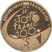 Frankreich 5 Euro 2013 - Tour de France 2013 - Gold PP
