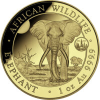 Somalia Elefant 2024 1 oz Gold - Motiv 2025 - ANA