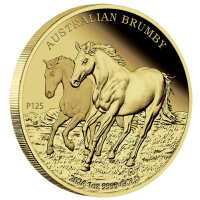 Australien Brumby 4. Ausgabe 2024 1 oz Gold | Wildpferd