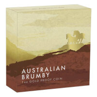 Australien Brumby 4. Ausgabe 2024 1 oz Gold | Wildpferd