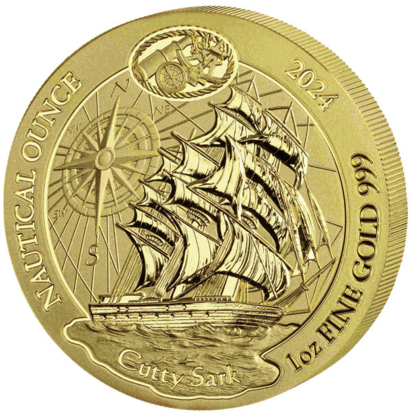 Ruanda Nautical Cutty Sark 2024 1 oz Gold