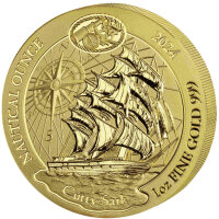 Ruanda Nautical 2024 Cutty Sark 1 oz Gold