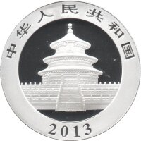 China Panda 2013 1 oz Silber - Coloriert