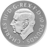 UK Tudor Beasts 5. Ausgabe 2024 Tudor Dragon 10 oz Silber