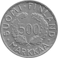 Finnland 500 Markkaa 1952 - XV. Olympische Sommerspiele 1952 in Helsinki - Silber