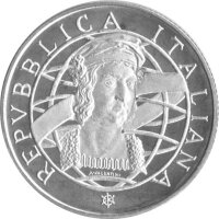 Italien 200 Lire 1989 - 500 Jahre Entdeckung Amerikas -...
