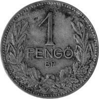 Ungarn 1 Pengö 1926-1939 - Silber