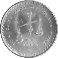 Mexiko Gleichgewicht 1980 1 oz Silber