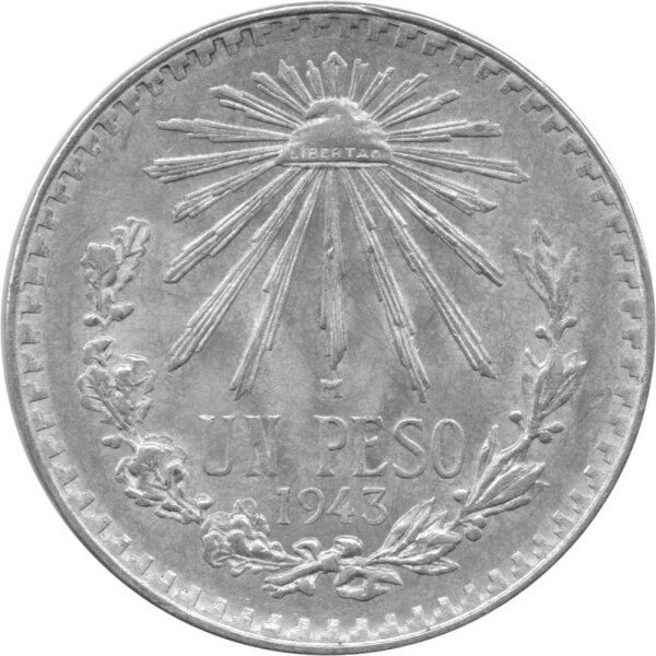Mexiko 1 Peso 1920 - 1945 - Silber