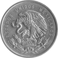 Mexiko 1 Peso 1950 - Morelos - Silber