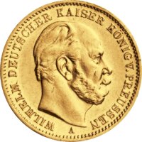 J.246 Preußen 20 Mark 1873 "A" - Kaiser...