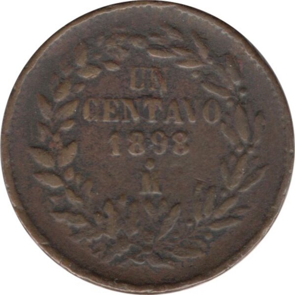 Mexiko 1 Centavo 1898 - Kupfer