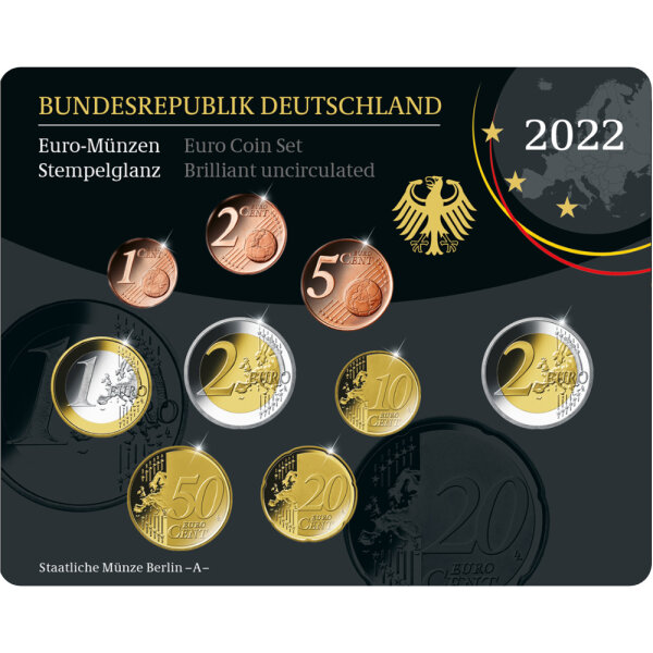Deutschland KMS 2022 Polierte Platte G