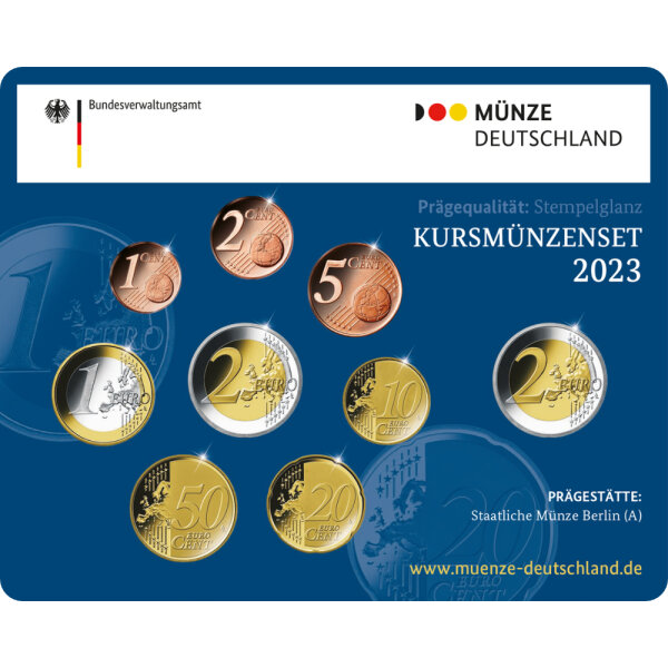 Deutschland KMS 2023 Polierte Platte F