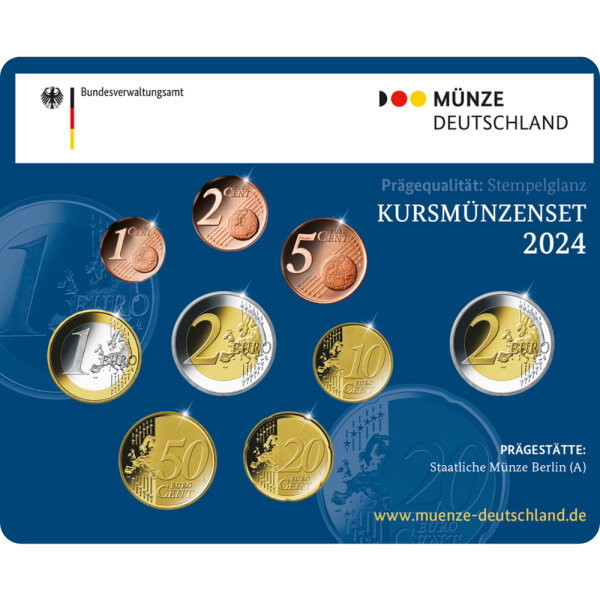 Deutschland KMS 2024 Polierte Platte J