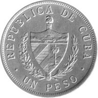 Kuba 1 Peso 1934 - Umlaufmünze - Silber