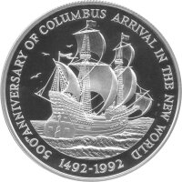 Jamaica 10 Dollars 1992 - 500 Jahre Entdeckung der Neuen...