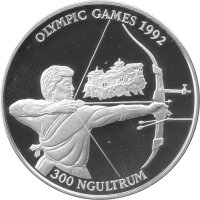 Bhutan 300 Ngultrum 1992 - XXV. Olympische Sommerspiele...