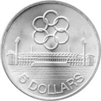 Singapur 5 Dollar 1973 - VII. Südostasienspiele -...