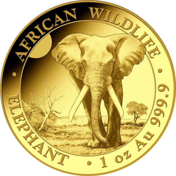 Somalia Elefant 2025 1 oz Gold