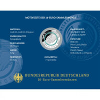 Deutschland 10 Euro 2022 "Pflege" J - PP
