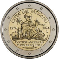 Vatikan 2 Euro 2024 "Thomas von Aquin"