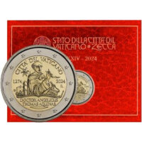 Vatikan 2 Euro 2024 "Thomas von Aquin"