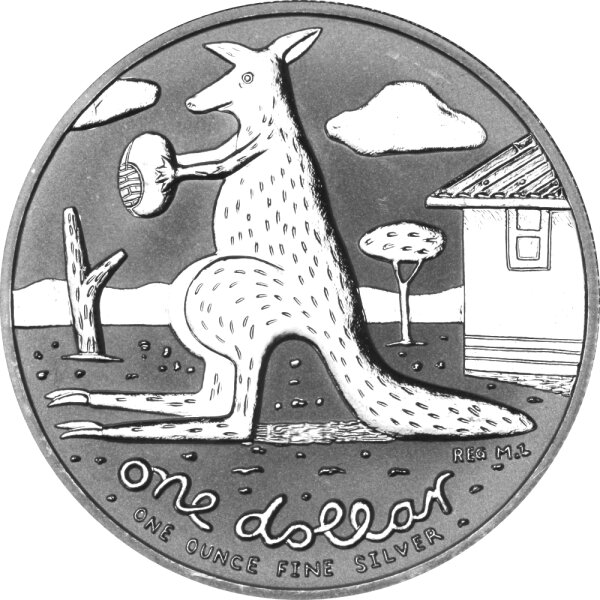 Australien Känguru RAM 2008 1 oz Silber