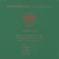 Deutschland 5 x 10 DM 2000 "Expo 2000" Set A-D-F-G-J - Silber PP