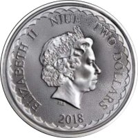 Niue Double Dragon 2018 1 oz Silber