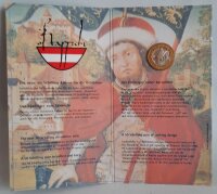 Österreich 50 Schilling 1996 "1000 Jahre Österreich" - Bimetall im Originalblister
