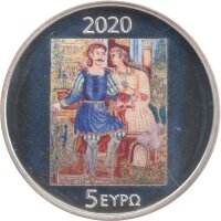 Griechenland 5 Euro 2020 - 150. Geburtstag von Theophilos Hatzimihail - Silber PP