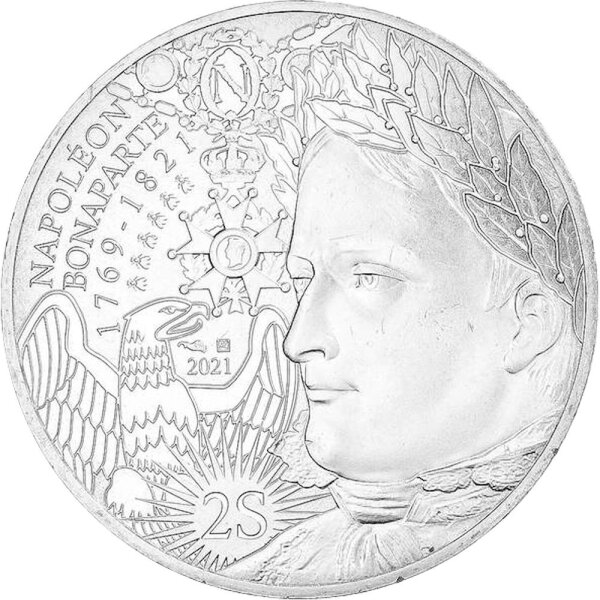 Frankreich 10 Euro 2021 - "200. Todestag von Napoleon I." - Silber