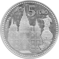 Spanien 5 Euro 2010 - Barcelona - Silber PP