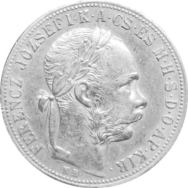 Ungarn 1 Forint 1870 - 1879 Franz Joseph I