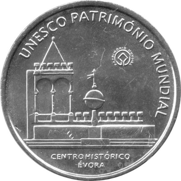 Portugal 5 Euro 2004 - UNESCO-Welterbestätten "Zentrum von Evora" - Silber