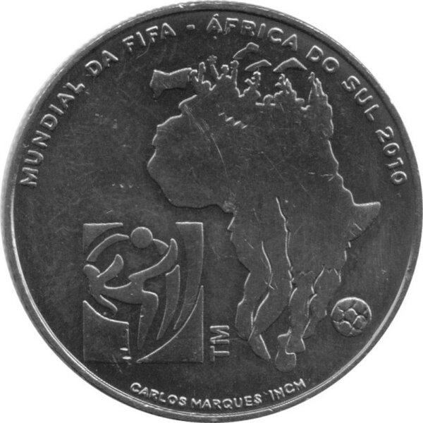 Portugal 2,5 Euro 2010 - XIX. Fußball WM 2010 in Südafrika - Ku-Ni