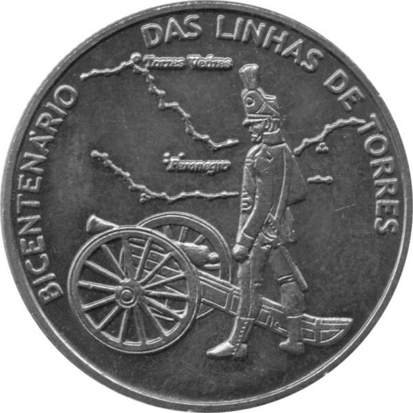 Portugal 2,5 Euro 2010 - 200. Jahrestag der Torres-Verteidigungslinie - KuNi