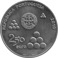 Portugal 2,5 Euro 2010 - 200. Jahrestag der Torres-Verteidigungslinie - KuNi