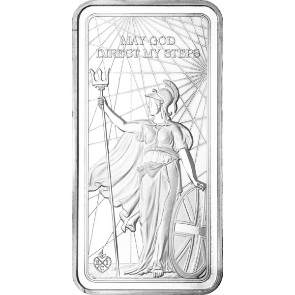 250 Gramm Münzbarren St. Helena 2023 - King Charles III. Standing Britannia