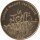 Frankreich 1/4 Euro 2003 - 100 Jahre Tour de France - Silber vergoldet