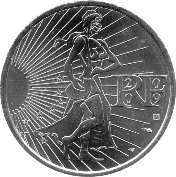 Frankreich 10 Euro 2009 - La Semeuse (die Saerin) - Silber
