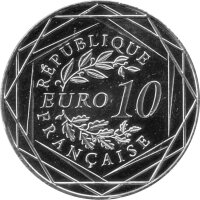 Frankreich 10 Euro 2014 - Der Hahn - Silber
