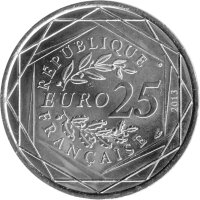 Frankreich 25 Euro 2013 - Die Werte der Republik "Laizität" - Silber