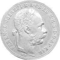 Österreich / Ungarn 10 Stück 1 Gulden / FL / FR 1857-1892 - Franz Joseph I